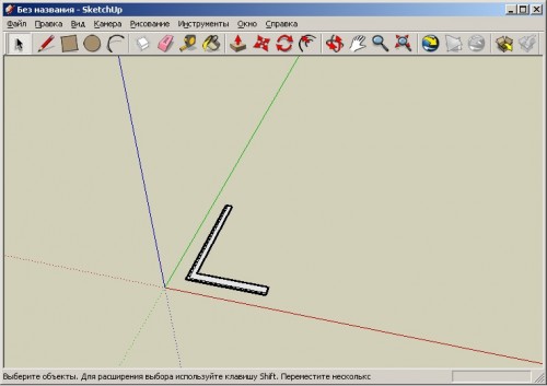 Построение фундамента на ландшафте в sketchup